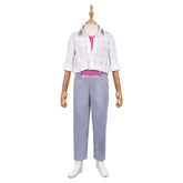 Kinder Junger Jinu Saja weiß Kostüm Set K-Pop: Demon Hunters Saja Boys Jinu Cosplay Outfits